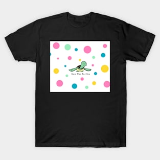 Save The Turtles Polka Dots Pastel Cute Sea Life Turtle Animal T-Shirt